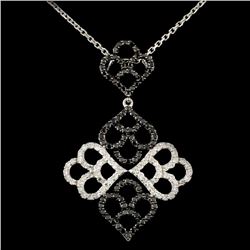 14K Gold 0.70ctw Fancy Color Diamond Pendant
