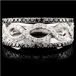 14K White Gold 0.75ctw Fancy Diamond Ring