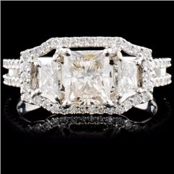 18K Gold 1.89ctw Diamond Ring