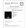 Image 3 : 14K Gold 0.59ctw Diamond Pendant