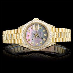 Rolex 18K 3.00ct Diamond Presidential Ladies Watch