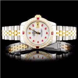 Rolex Two-Tone DateJust 1.00ct Diamond Ladies Watc