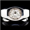 Image 1 : 14K White Gold 0.66ct Diamond Ring