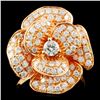 Image 1 : 18K Gold 1.01ctw Diamond Ring