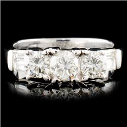 18K Gold 1.01ctw Diamond Ring