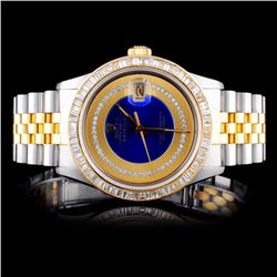 Rolex DateJust 3.50ctw Diamond Men's Watch