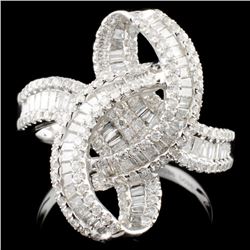 18K Gold 1.58ctw Diamond Ring