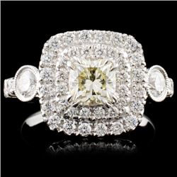 18K Gold 1.59ctw Diamond Ring