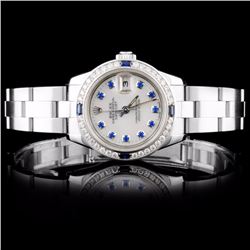 Rolex SS DateJust 1.00ct Diamond Ladies Watch