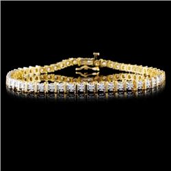 14K Yellow Gold 1.00ctw Diamond Bracelet