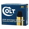 Image 1 : COLT AMMO, .45ACP 185 grain, Solid Copper Hollow Point, #AC45HP, Made in USA, 20 per box, z