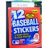 Image 1 : Six (5) Unopened Packs of 1983 Fleer Baseball Stickers, All One Money, 10 Star Photos + 2 Team logos