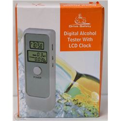 NEW DIGITAL TESTER W/ LCD CLOCK