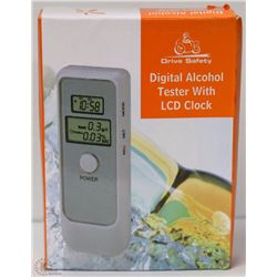 NEW DIGITAL TESTER W/ LCD CLOCK