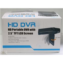 HD PORTABLE DVR W/ 2.5" TFT LCD SCREEN
