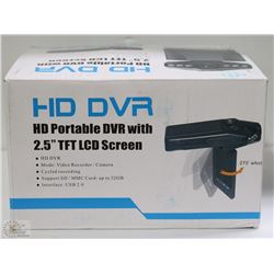 HD PORTABLE DVR W/ 2.5" TFT LCD SCREEN