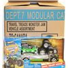 Image 1 : CASE OF 6PCS TRAVEL TREADS MONSTER JAM TOYS