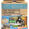 Image 1 : CASE OF 6PCS TRAVEL TREADS MONSTER JAM TOYS