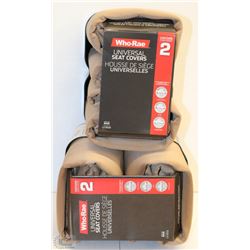 CASE OF 2 FINLEY SEAT COVERS - TAN