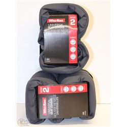 CASE OF 2 RUGGED XL TRUCK SEAT COVERS - GRAY