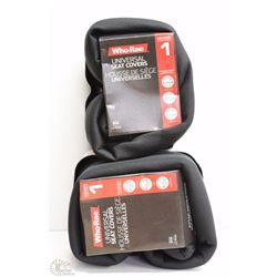 CASE OF 2 RUGGED UNIVERSAL BENCH SEAT COVERS