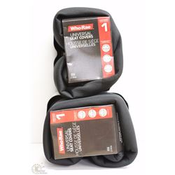 CASE OF 2 RUGGED UNIVERSAL BENCH SEAT COVERS