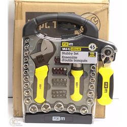 CASE OF FOUR 45PC. STUBBY SET