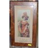 Image 1 : FRAMED JANUARY 1912 G.GOULDING & SONS CALENDER