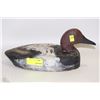 Image 1 : VINTAGE HOLLOW DRAKE DECOY DUCK
