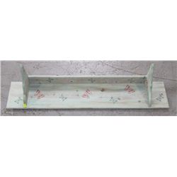 HAND PAINTED WALL SHELF