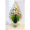 Image 1 : MURANO STYLE ART GLASS PEACOCK