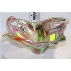 MURANO STYLE ART GLASS BOWL