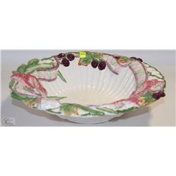 FITZ & FLOYD BLACKBERRY RABBIT BOWL