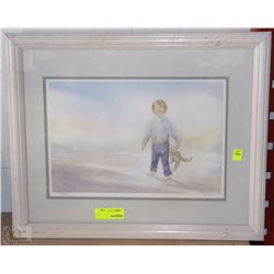FRAMED LITHOGRAPH NUMBER 968/2950 BY KAI-LIIS
