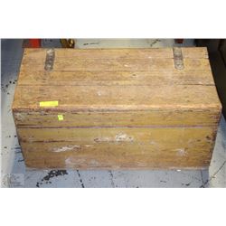 WOODEN TRUNK