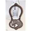 Image 1 : HORSE HEAD HORSE SHOE DOOR KNOCKER