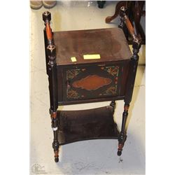 HAND PAINTED SMOKERS STAND