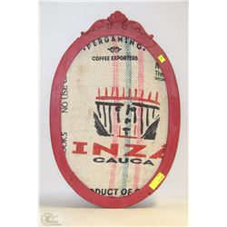 OVAL PICTURE FRAME PERGAMINO COFFEE EXPORTERS