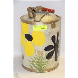 HAND PAINTED JERRY CAN