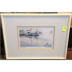 WATER COLOR BY BRENT HEIGHTON "MORNING STILL"