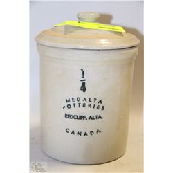 MEDELTA POTTERIES 1 QUARTER CROCK