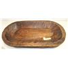 Image 1 : OVAL WOODEN BOWL