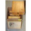 Image 1 : BOX WITH WOODEN BOXES & WEDDING CERTIFICATE