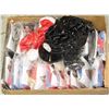 Image 1 : BOX OF VARIOUS NAUGHTY WOMENS HALLOWEEN COSTUMES INCL. NAUGHTY COP, SUPERWOMAN,