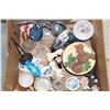 Image 1 : BOX OF ASSORTED TRINKETS, MUGS, ETC