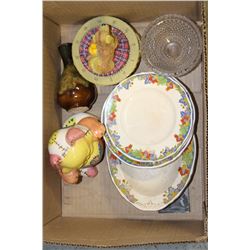 BOX WITH CHINESES CAT ORNAMENT, PUPPY MUSICAL BOX