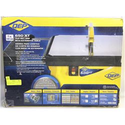 QEP 7" 650 X7 TILE WET SAW WITH EXTENSION TABLE