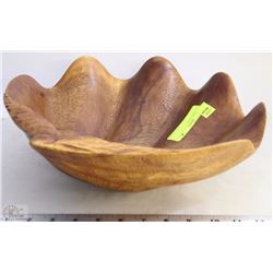 TEAK SHELL BOWL