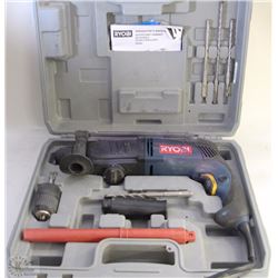 RYOBI HAMMER DRILL IN CASE