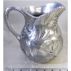 SILVER COLORED SERVING PITCHER CAN BE USED FOR